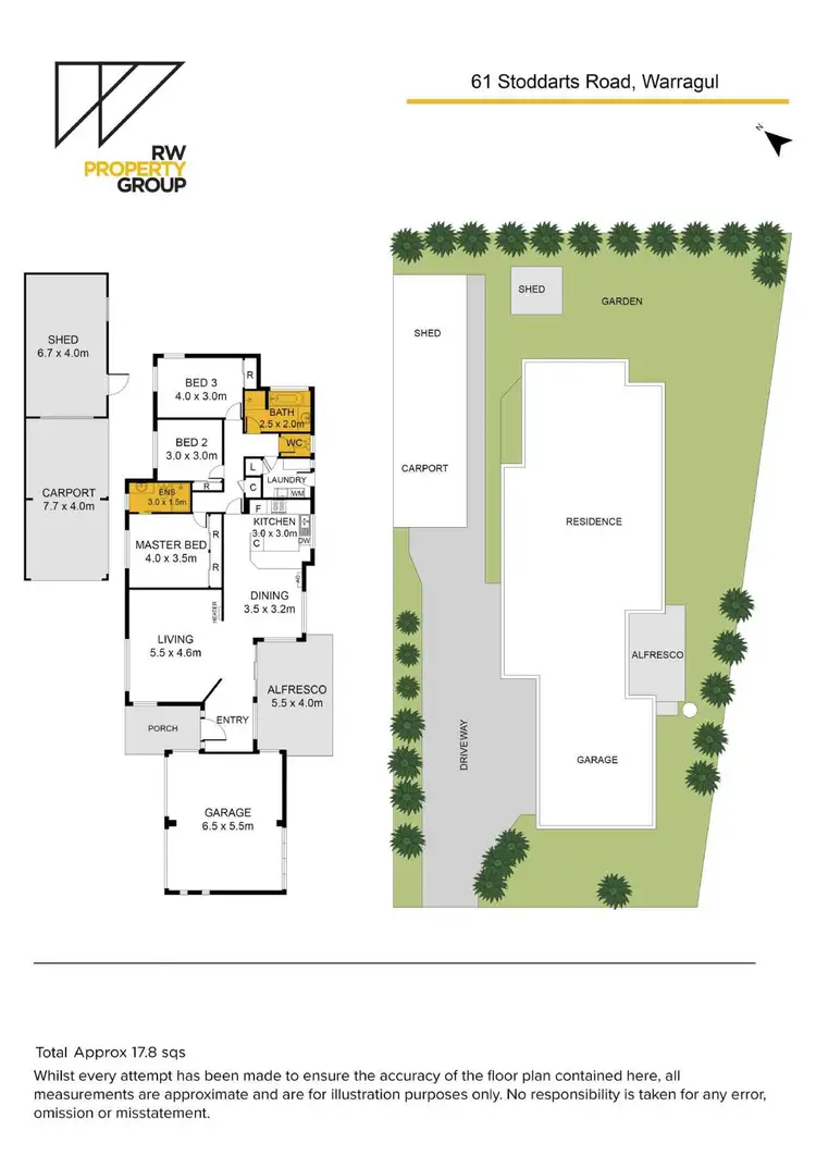 Floorplan of Homely house listing, 61 Stoddarts Road, Warragul VIC 3820