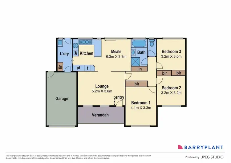 Floorplan of Homely house listing, 17 Meade Way, Sydenham VIC 3037