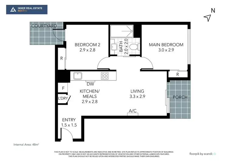 Floorplan of Homely apartment listing, G02/162 Rosslyn Street, West Melbourne VIC 3003