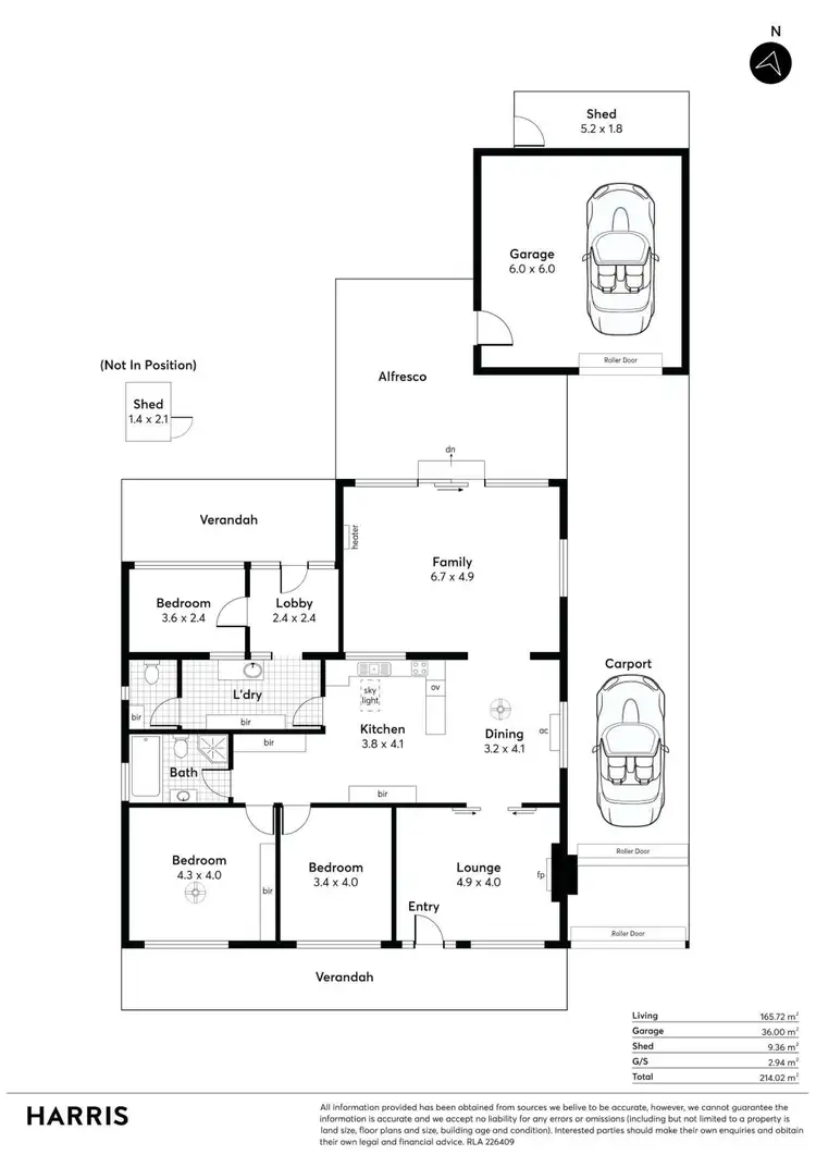 Floorplan of Homely house listing, 44 Somers Street, North Brighton SA 5048