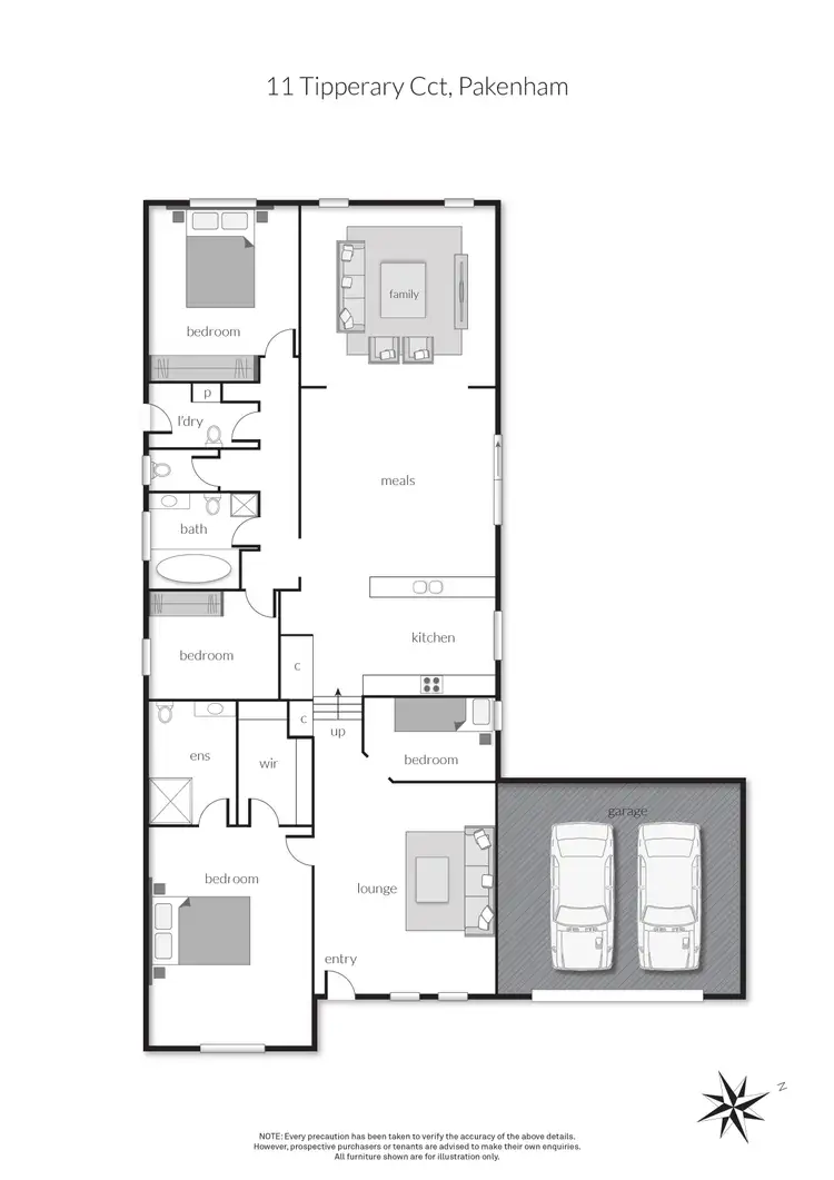 Floorplan of Homely house listing, 11 Tipperary Circuit, Pakenham VIC 3810