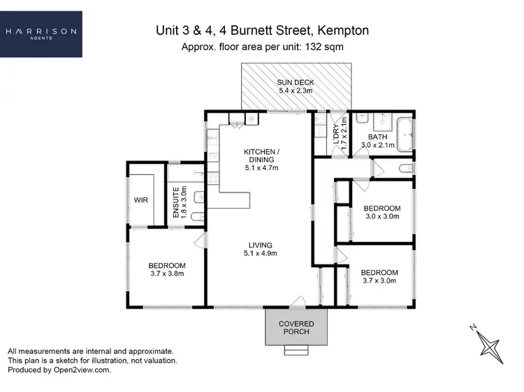 Floorplan of Homely house listing, 3/4 Burnett Street, Kempton TAS 7030