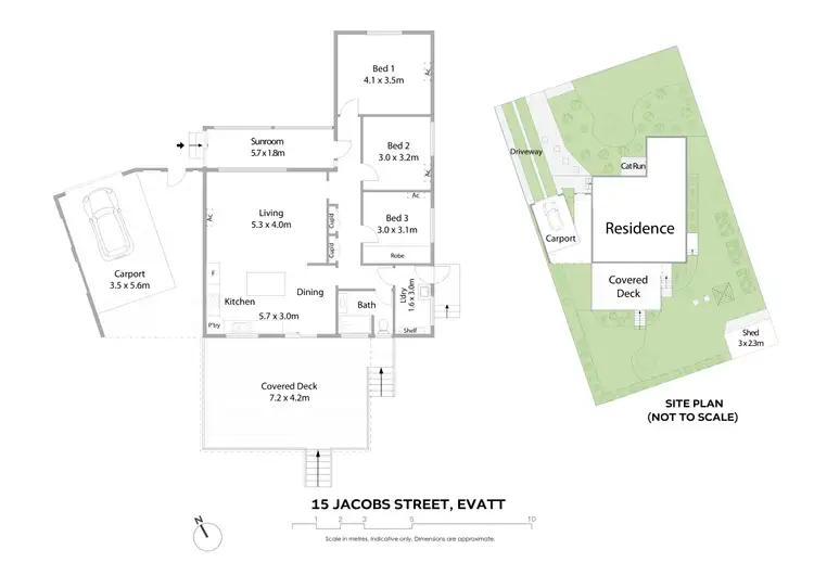 Floorplan of Homely house listing, 15 Jacobs Street, Evatt ACT 2617