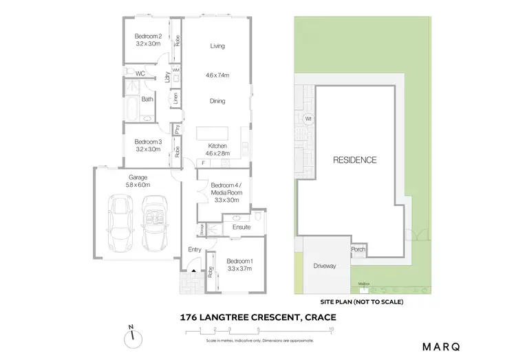 Floorplan of Homely house listing, 176 Langtree Crescent, Crace ACT 2911