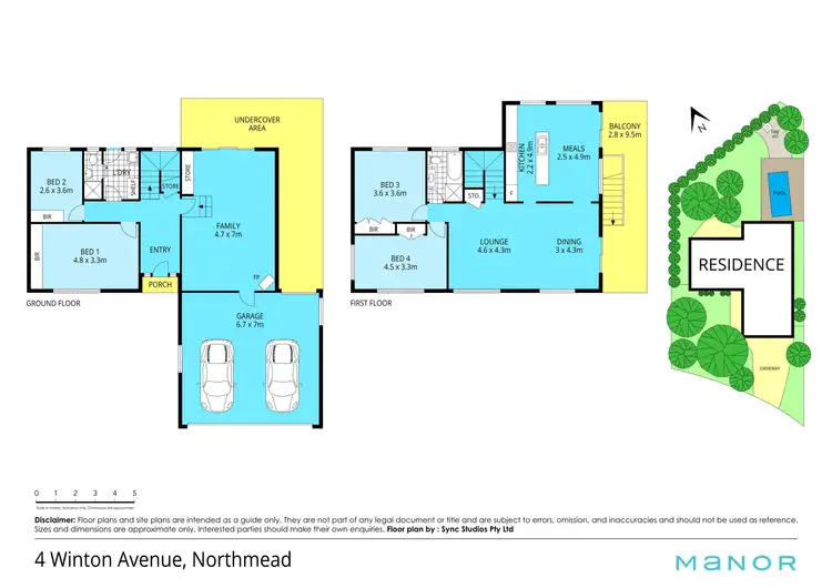 Floorplan of Homely house listing, 4 Winton Avenue, Northmead NSW 2152