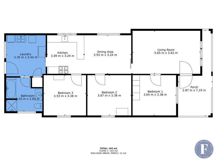 Floorplan of Homely house listing, 3 Parker Street, Cootamundra NSW 2590