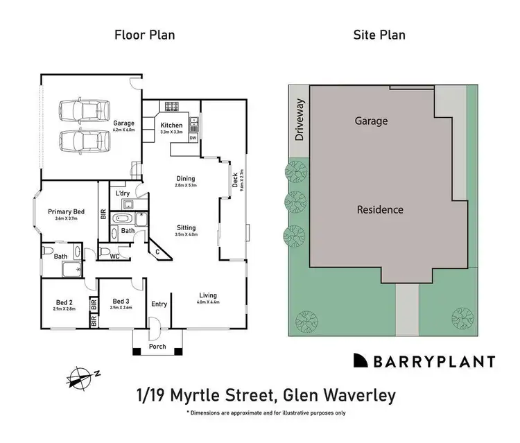 Floorplan of Homely unit listing, 1/19 Myrtle Street, Glen Waverley VIC 3150