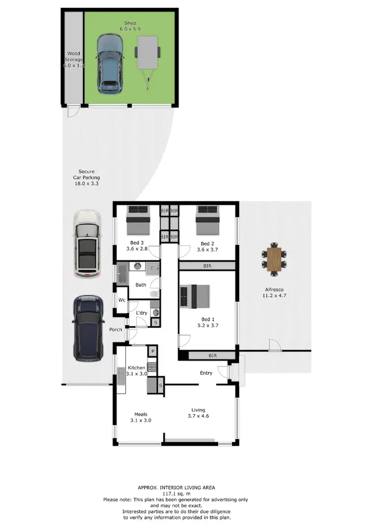 Floorplan of Homely house listing, 413 Union Road, North Albury NSW 2640