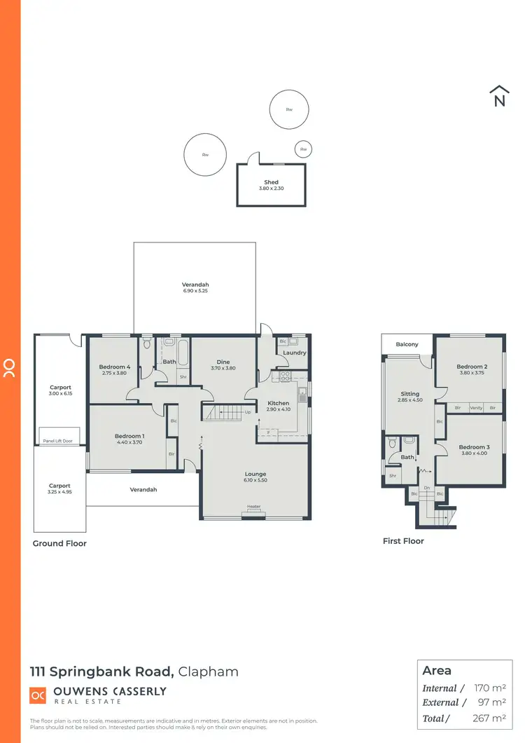 Floorplan of Homely house listing, 111 Springbank Road, Clapham SA 5062