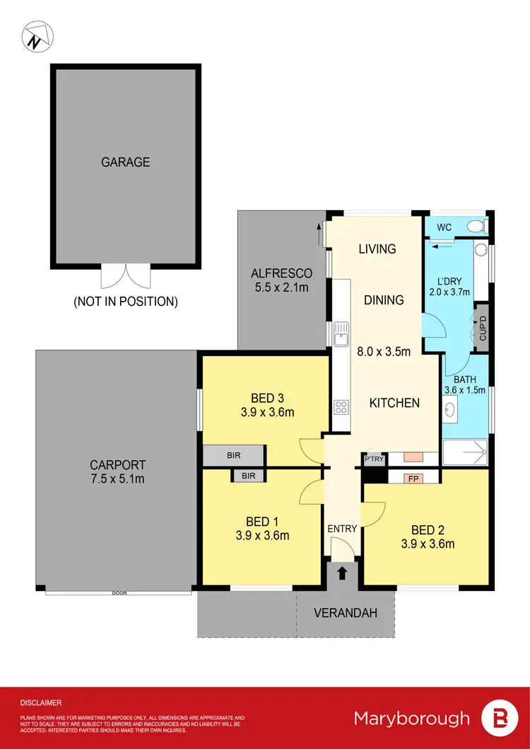 Floorplan of Homely house listing, 11 Arthur Avenue, Maryborough VIC 3465