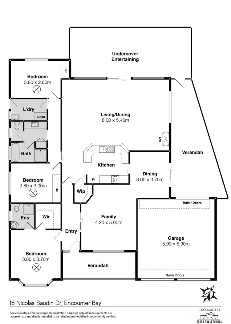 Floorplan of Homely house listing, 18 Nicolas Baudin Drive, Encounter Bay SA 5211
