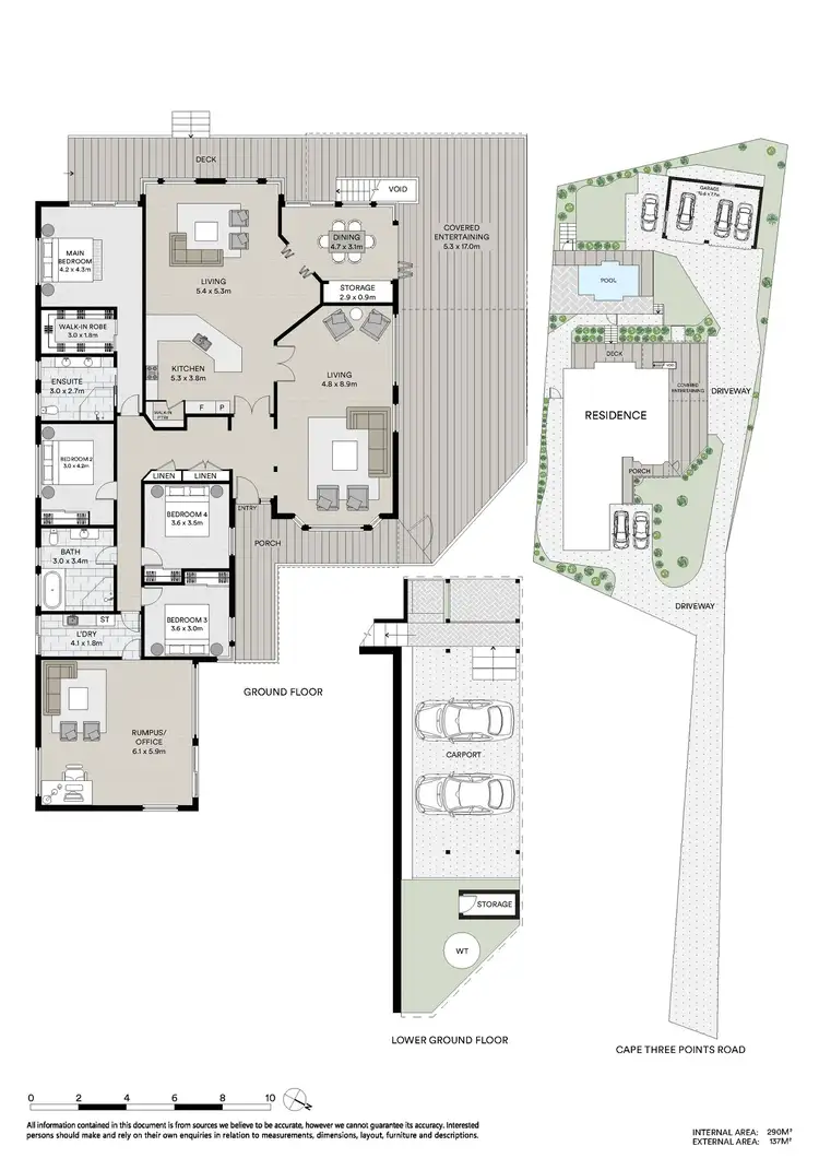 Floorplan of Homely house listing, 121B Cape Three Points Road, Avoca Beach NSW 2251