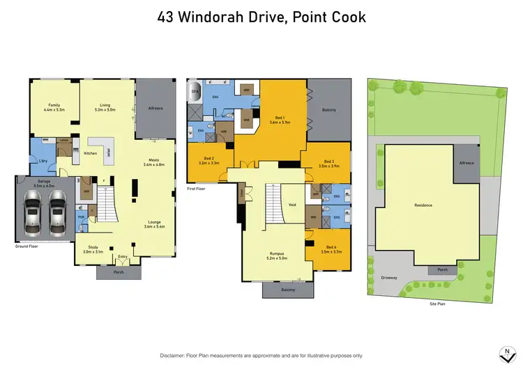 Floorplan of Homely house listing, 43 Windorah Drive, Point Cook VIC 3030