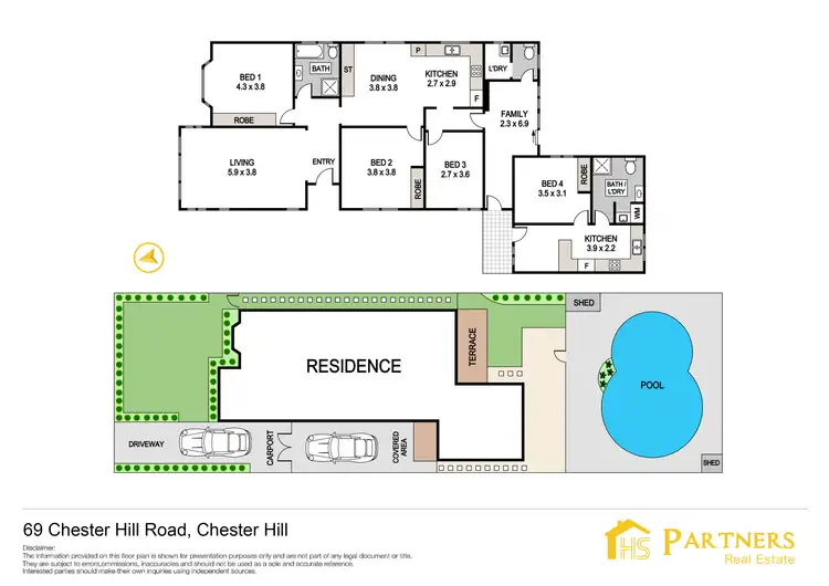 Floorplan of Homely house listing, 69 Chester Hill Road, Chester Hill NSW 2162