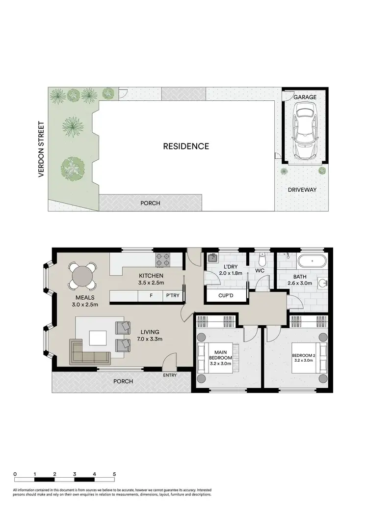 Floorplan of Homely unit listing, 1/2A Verdon Street, Sebastopol VIC 3356