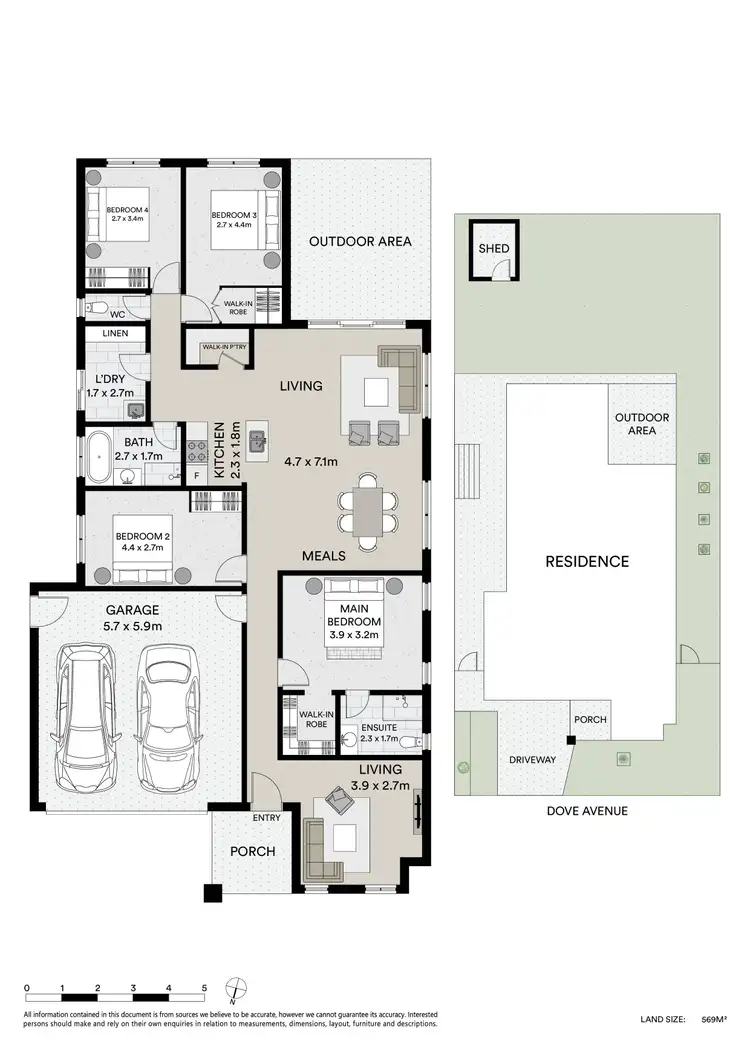 Floorplan of Homely house listing, 16 Dove Avenue, Winter Valley VIC 3358