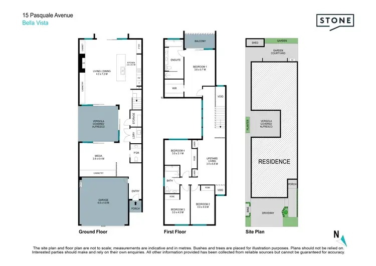 Floorplan of Homely house listing, 15 Pasquale Avenue, Bella Vista NSW 2153