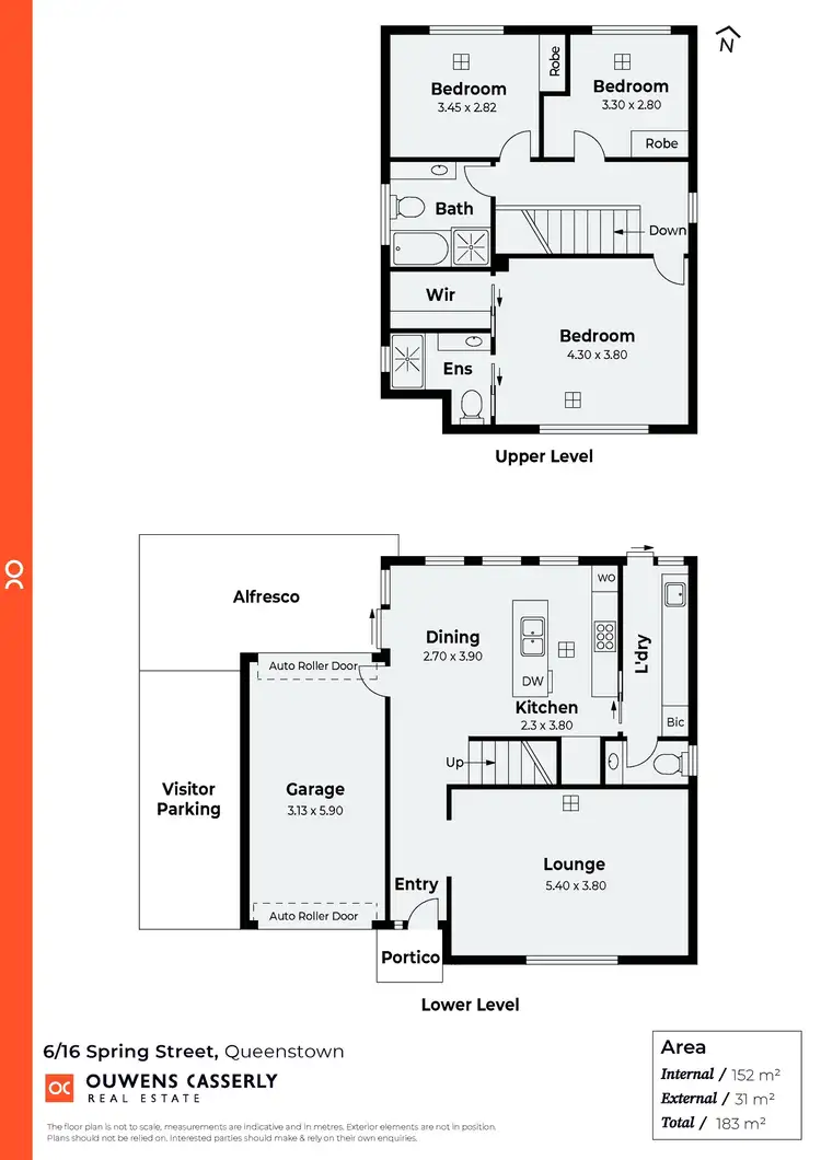 Floorplan of Homely townhouse listing, 6/16 Spring Street, Queenstown SA 5014