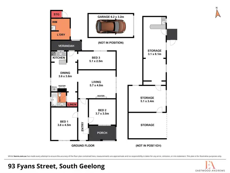 Floorplan of Homely house listing, 93 Fyans Street, South Geelong VIC 3220