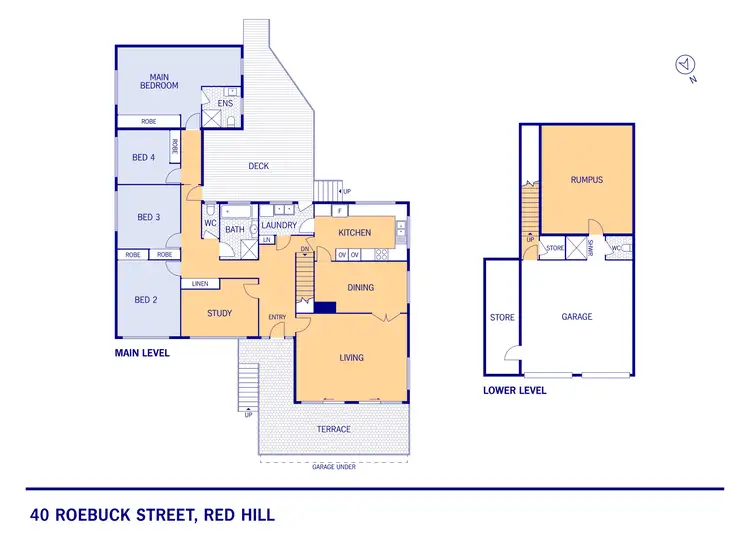 Floorplan of Homely house listing, 40 Roebuck Street, Red Hill ACT 2603