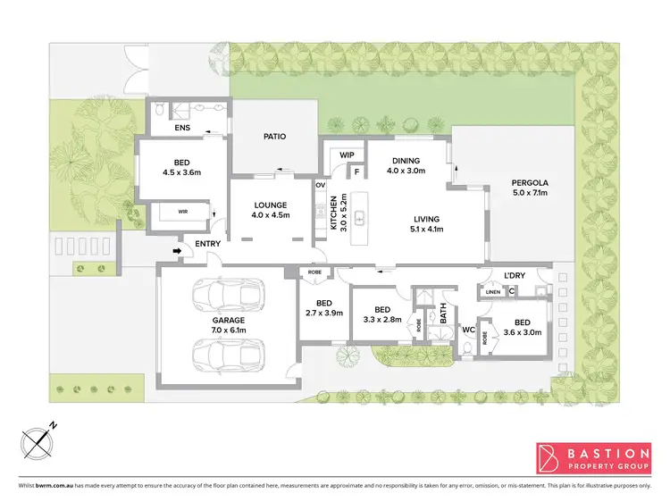 Floorplan of Homely house listing, 53 Roma Mitchell Crescent, Watson ACT 2602