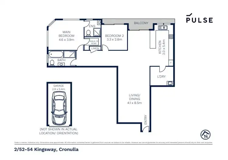 Floorplan of Homely apartment listing, 2/52-54 Kingsway, Cronulla NSW 2230