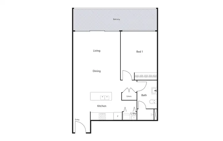 Floorplan of Homely apartment listing, 96/7 Irving Street, Phillip ACT 2606