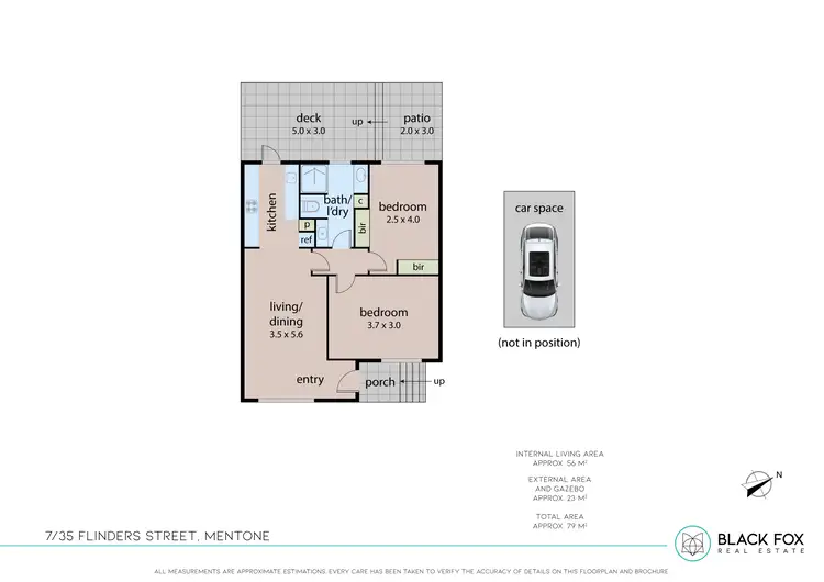 Floorplan of Homely unit listing, 7/35 Flinders Street, Mentone VIC 3194