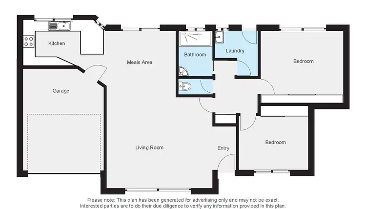 Floorplan of Homely townhouse listing, 5/851 Tenbrink Street, Glenroy NSW 2640