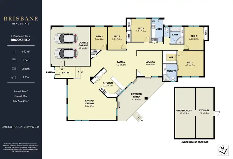Floorplan of Homely house listing, 7 Preston Place, Brookfield QLD 4069