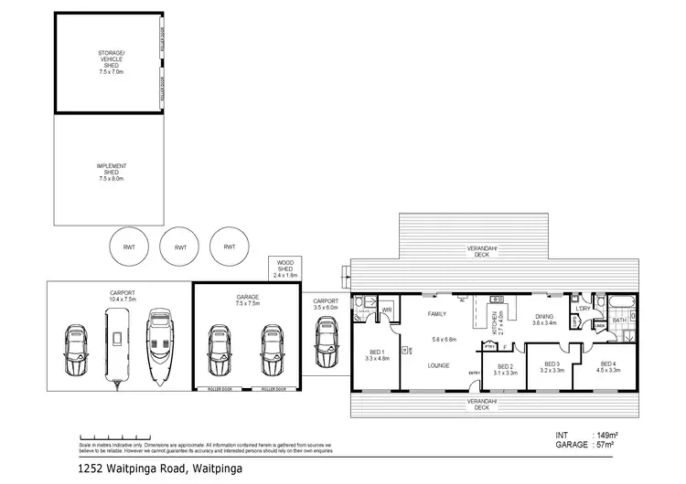 Floorplan of Homely rural property listing, 1252 Waitpinga Road, Waitpinga SA 5211