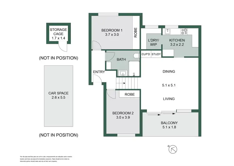 Floorplan of Homely apartment listing, 16/6-10 Lamont Street, Wollstonecraft NSW 2065