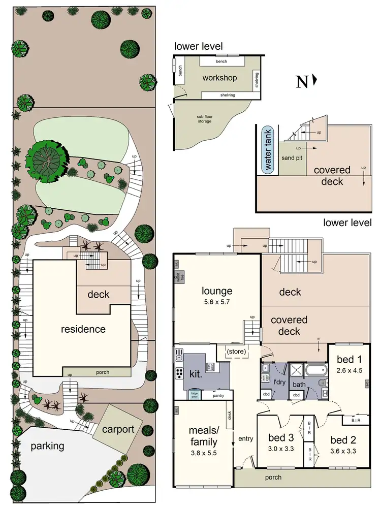 Floorplan of Homely house listing, 81 Commercial Road, Mount Evelyn VIC 3796