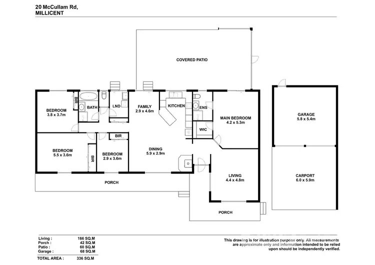 Floorplan of Homely house listing, 20 McCallum Road, Rocky Camp SA 5280