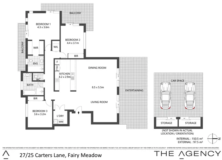 Floorplan of Homely unit listing, 27/25 Carters Lane, Fairy Meadow NSW 2519