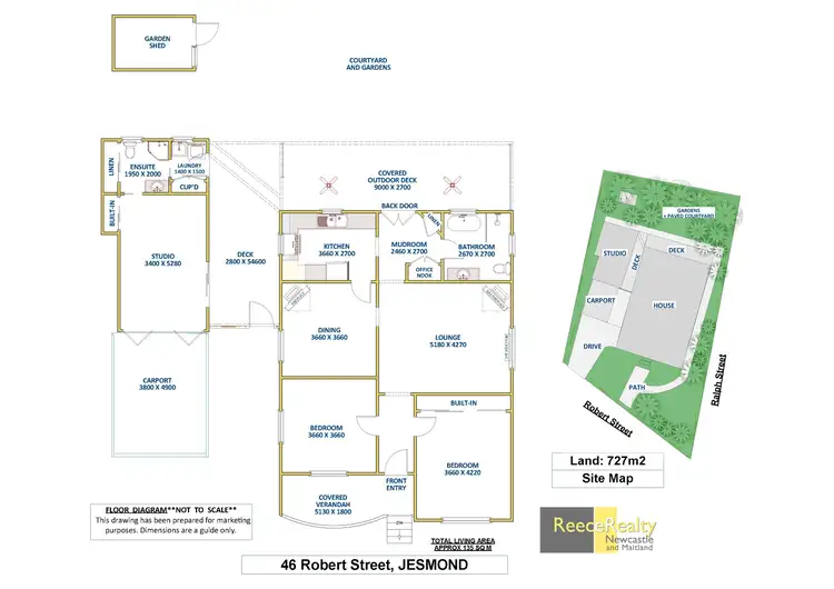 Floorplan of Homely house listing, 46 Robert Street, Jesmond NSW 2299