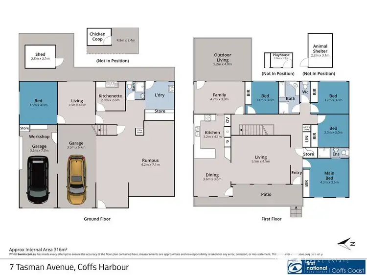 Floorplan of Homely house listing, 7 Tasman Avenue, Coffs Harbour NSW 2450