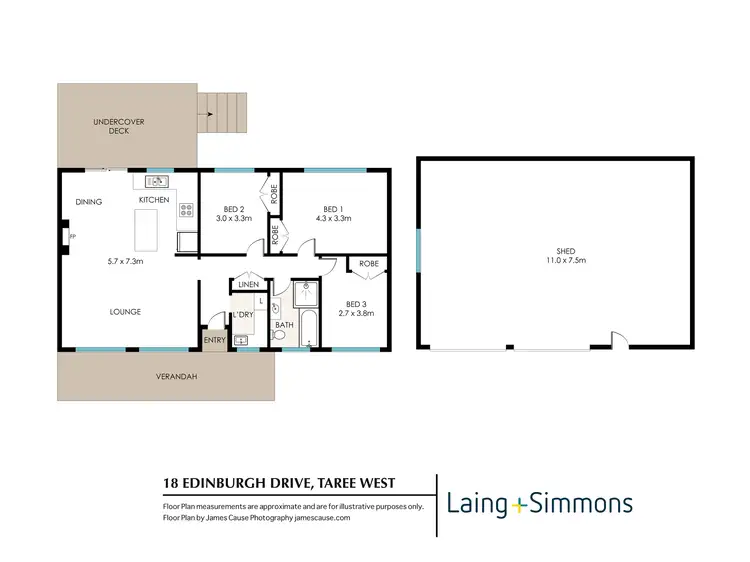 Floorplan of Homely house listing, 18 Edinburgh Drive, Taree NSW 2430
