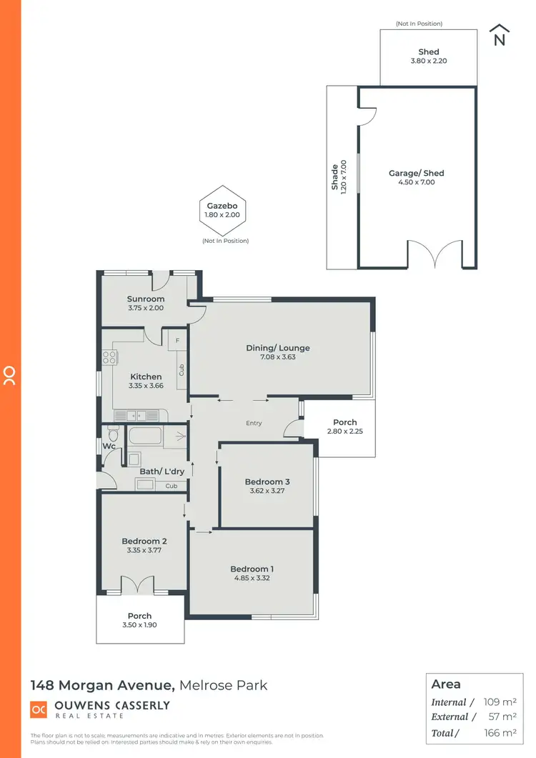 Floorplan of Homely house listing, 148 Morgan Avenue, Melrose Park SA 5039
