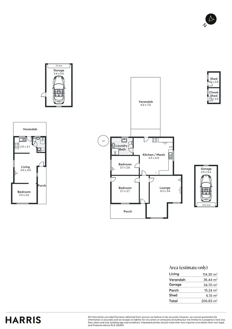 Floorplan of Homely house listing, 8 & 8A View Road, Blackwood SA 5051