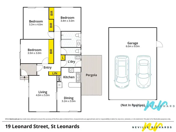 Floorplan of Homely house listing, 19 Leonard Street, St Leonards VIC 3223