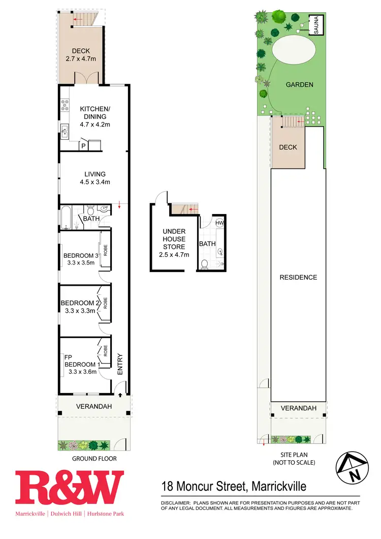 Floorplan of Homely house listing, 18 Moncur Street, Marrickville NSW 2204