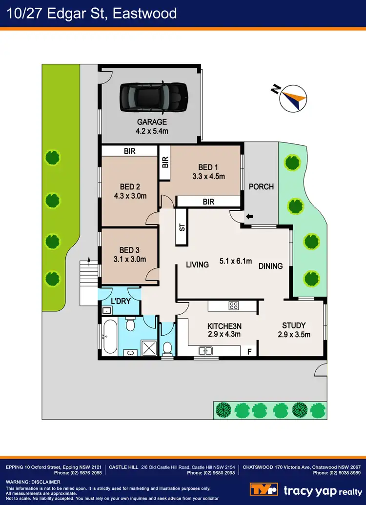 Floorplan of Homely villa listing, 10/27-29 Edgar Street, Eastwood NSW 2122