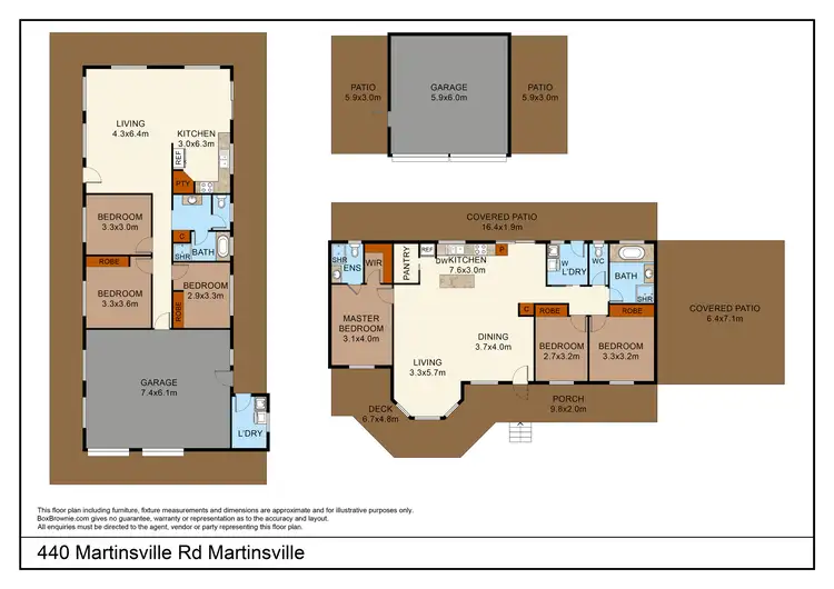 Floorplan of Homely rural property listing, 440 Martinsville Road, Martinsville NSW 2265