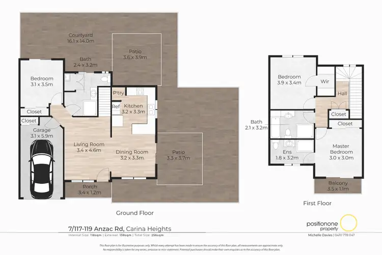 Floorplan of Homely townhouse listing, 7/119 Anzac Road, Carina Heights QLD 4152