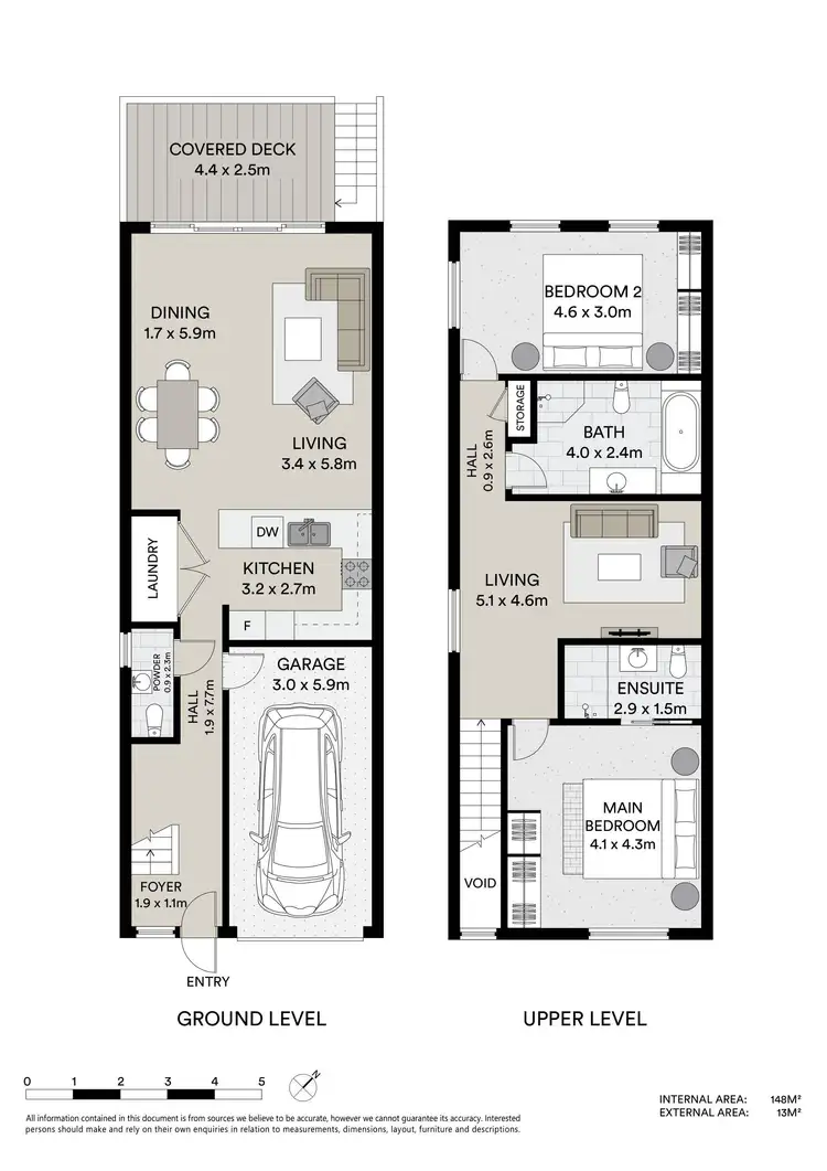 Floorplan of Homely townhouse listing, 5/17 Natasha Place, Woongarrah NSW 2259