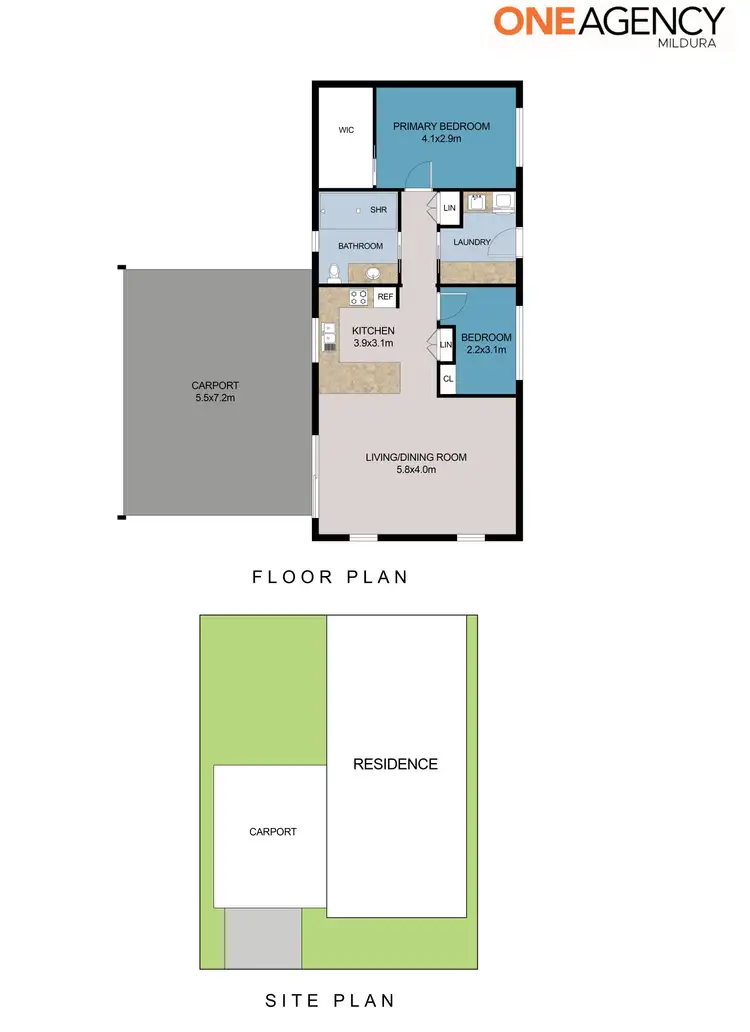 Floorplan of Homely unit listing, 17/30-40 Cureton Avenue, Mildura VIC 3500