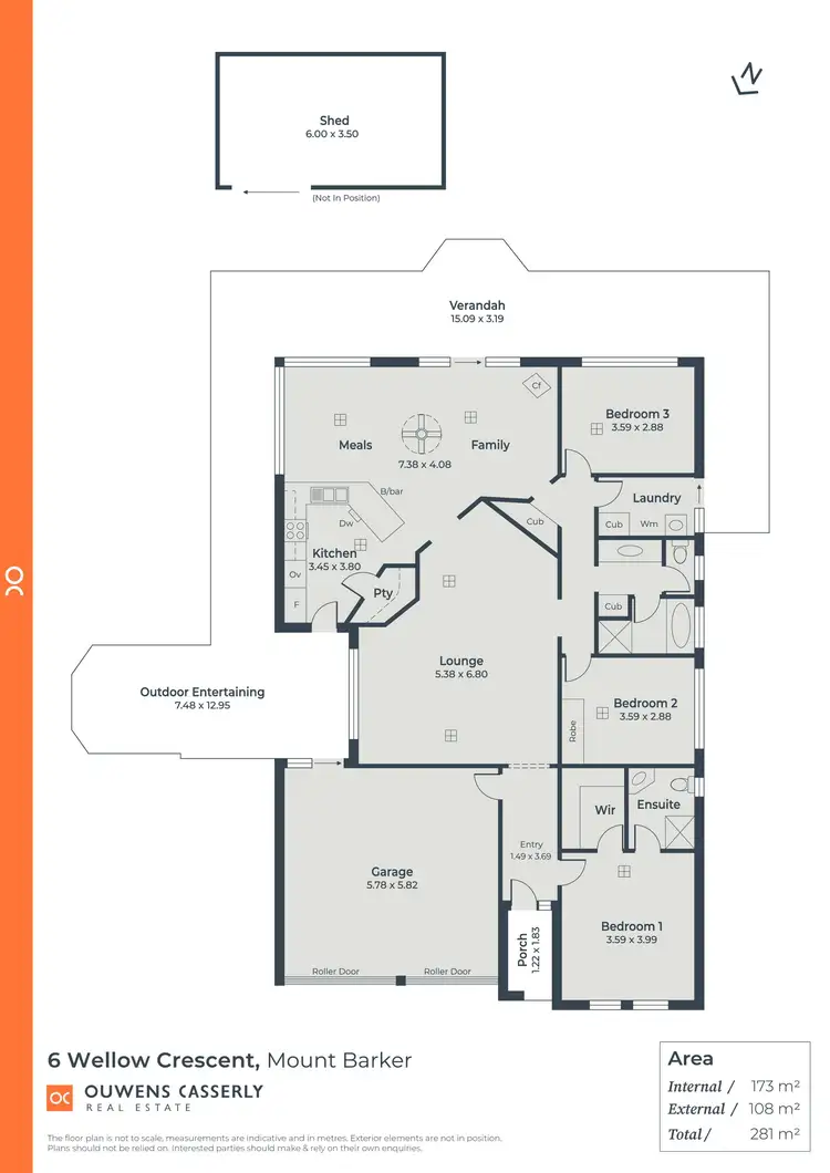 Floorplan of Homely house listing, 6 Wellow Crescent, Mount Barker SA 5251