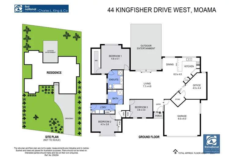 Floorplan of Homely house listing, 44 Kingfisher Drive West, Moama NSW 2731