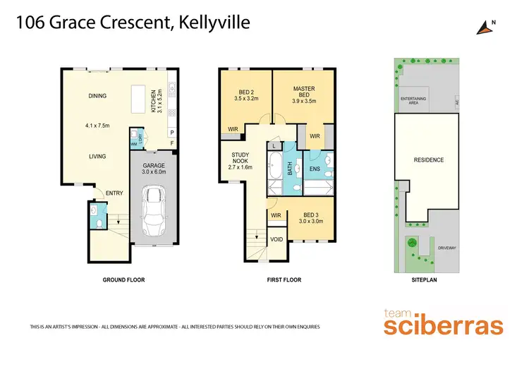 Floorplan of Homely house listing, 106 Grace Crescent, Kellyville NSW 2155
